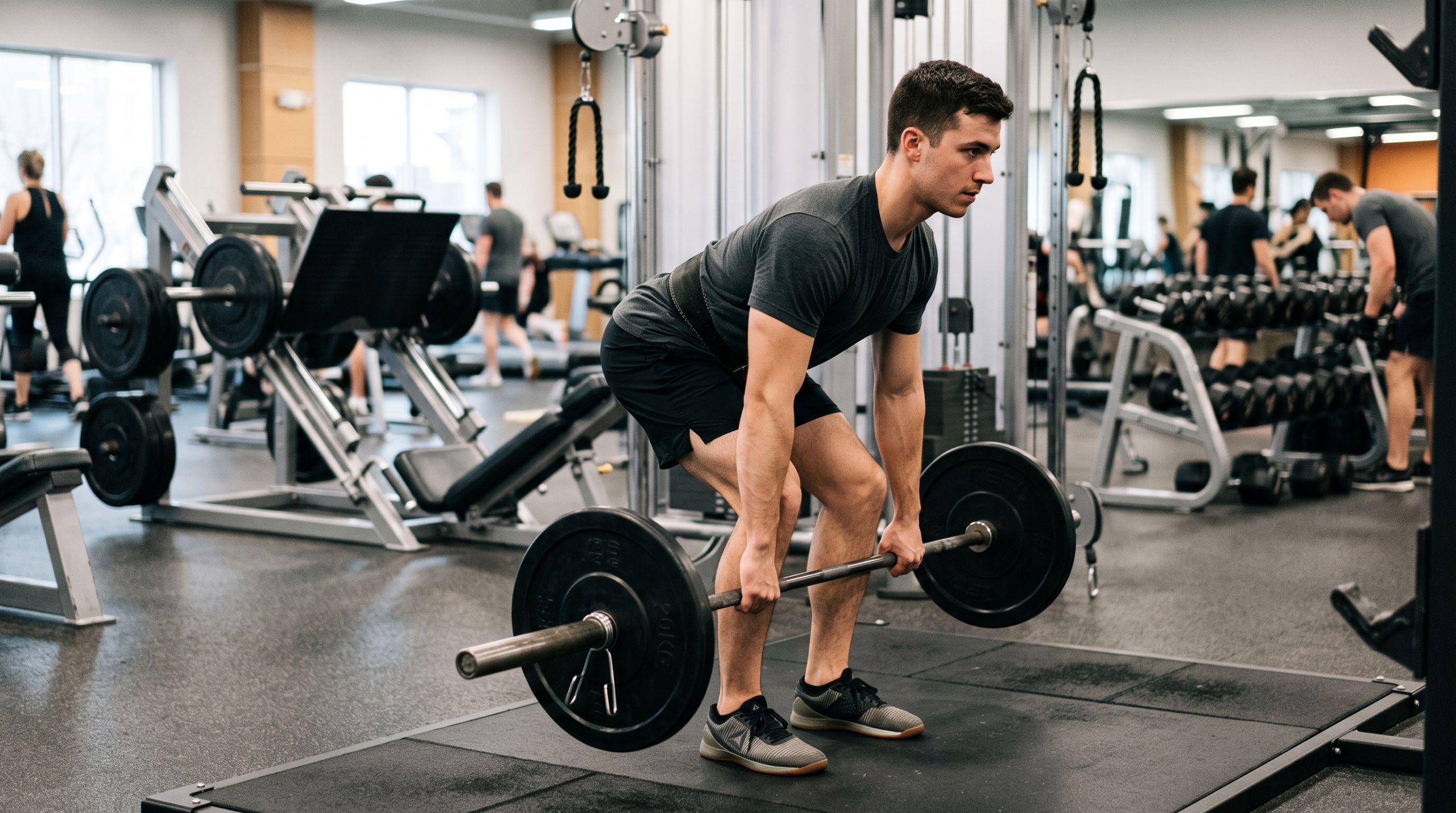 3 day workout schedule for beginners with a Romanian deadlift during Full Body Workout A