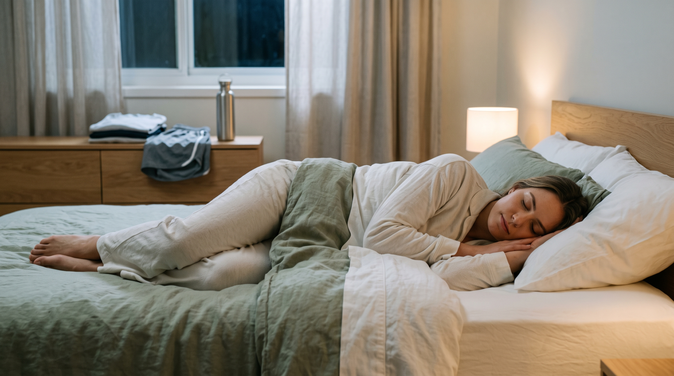 4 Day Workout Routine For Beginners recovery represented by consistent sleep after four weekly resistance-training sessions.