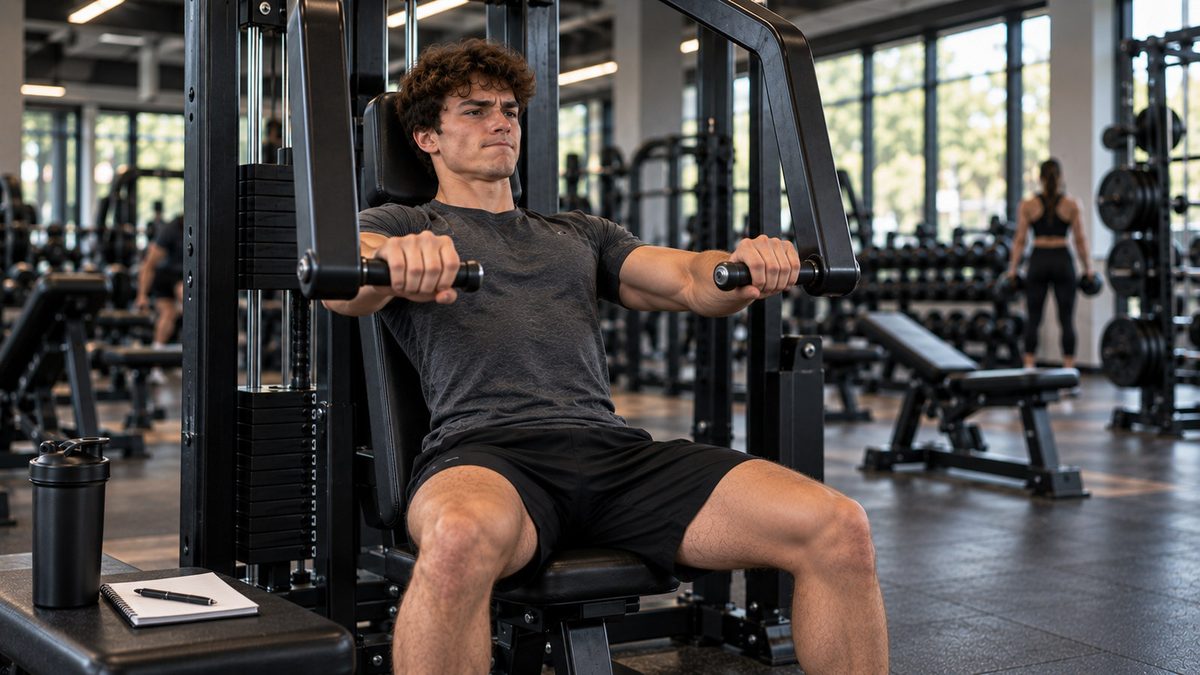 Push Pull Legs Workout For Beginners example of a challenging controlled working set used to understand reps in reserve and training effort